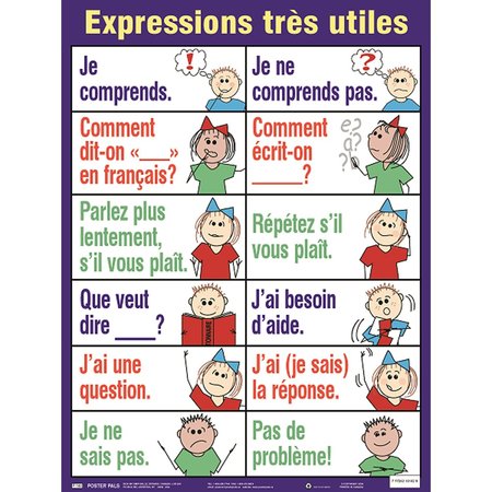Poster Pals French Essential Classroom Posters Set I PS56